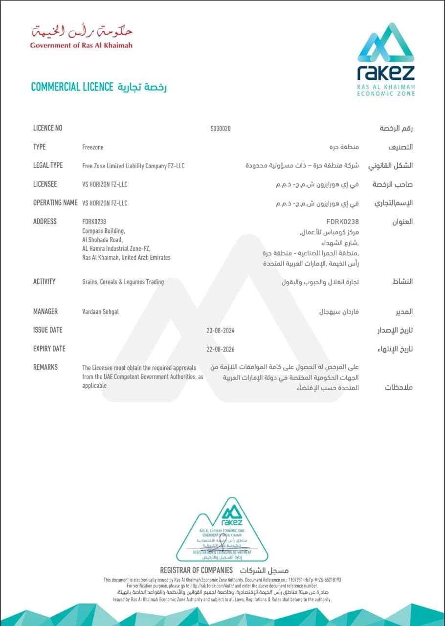 Commercial Trade Licence — RAKEZ