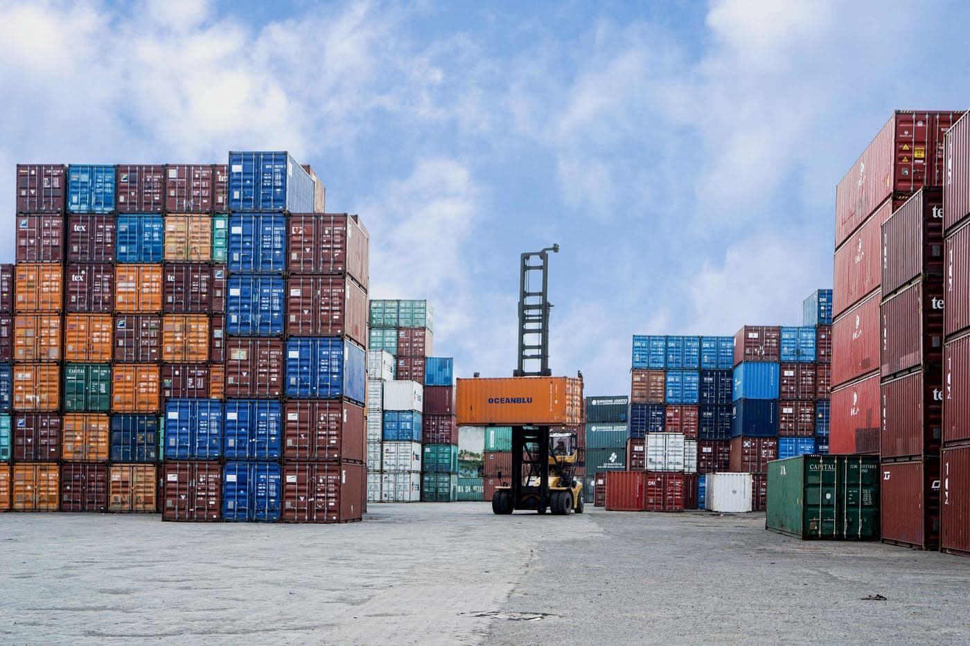 Container loading for export
